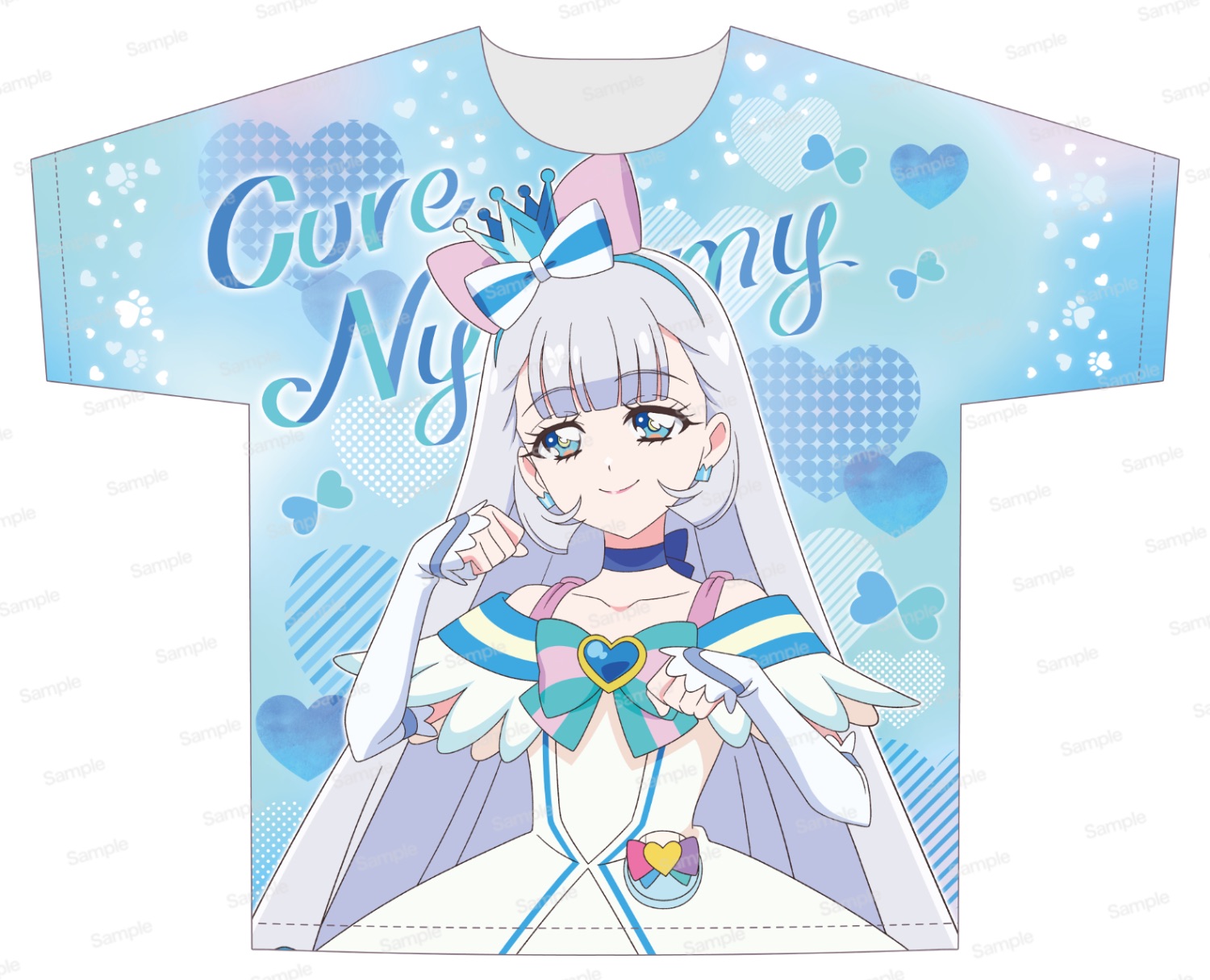 わんだふるぷりきゅあ！ フルグラフィック Tシャツ Vol.2　キュアニャミー/猫屋敷ユキ（ひとVer.）表