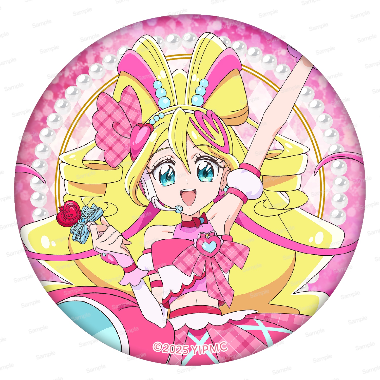 キミとアイドルプリキュア展 キュアアイドル サイン入り 缶バッジ 10枚 キミとアイドルプリキュア展 キュアズキューン サイン入り 缶