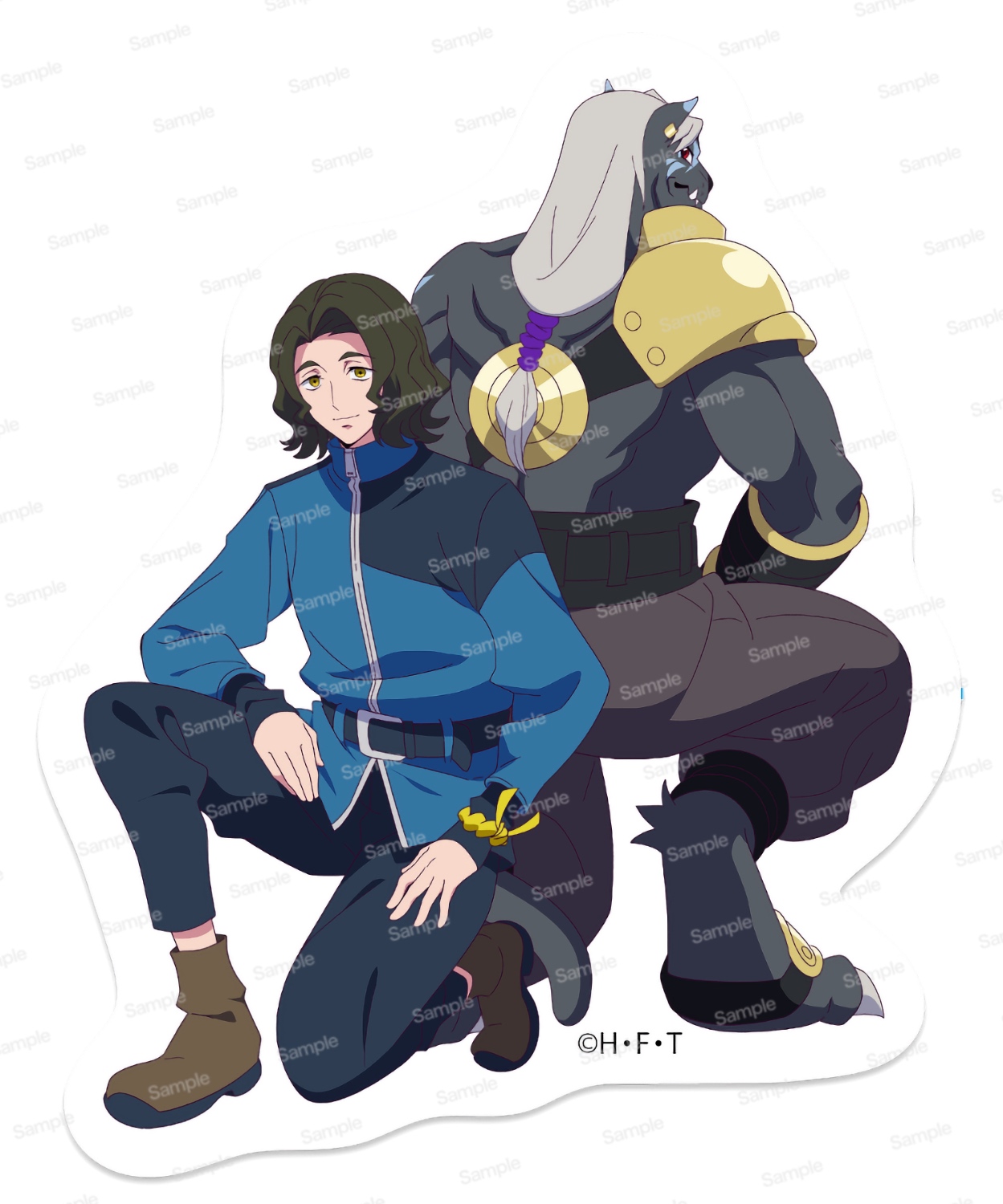 デジモンビートブレイク 耐光・耐水ステッカー 沢城キョウ & ムラサメモン