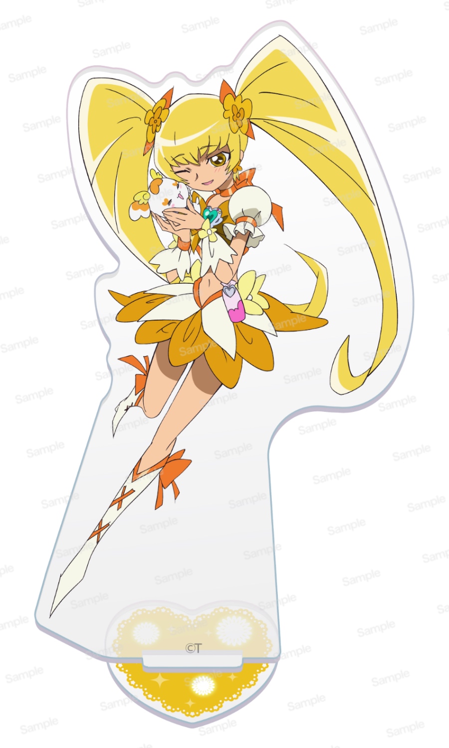 ハートキャッチプリキュア!　15周年メモリアルミニアクリルスタンドVol.2　キュアサンシャイン