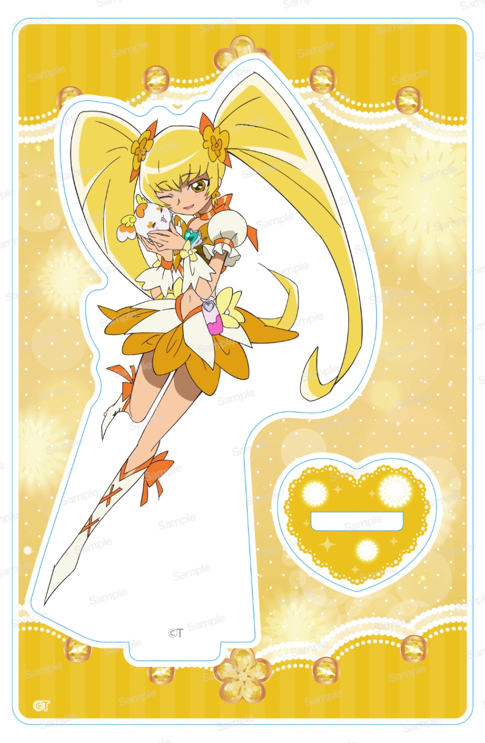 ハートキャッチプリキュア!　15周年メモリアルミニアクリルスタンドVol.2　キュアサンシャイン