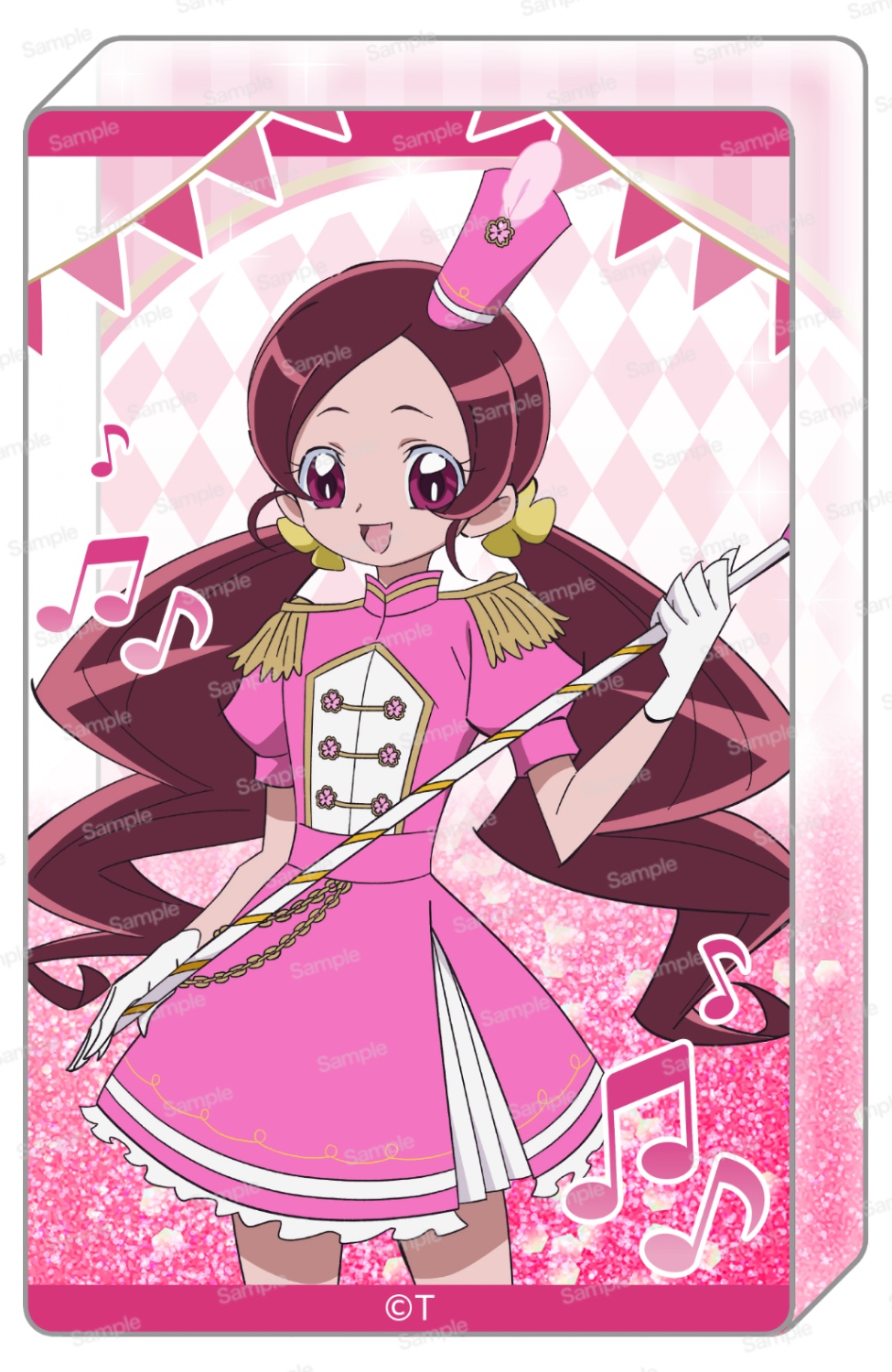 ハートキャッチプリキュア!　15周年メモリアルグリッターアクリルブロックVol.2　花咲つぼみ