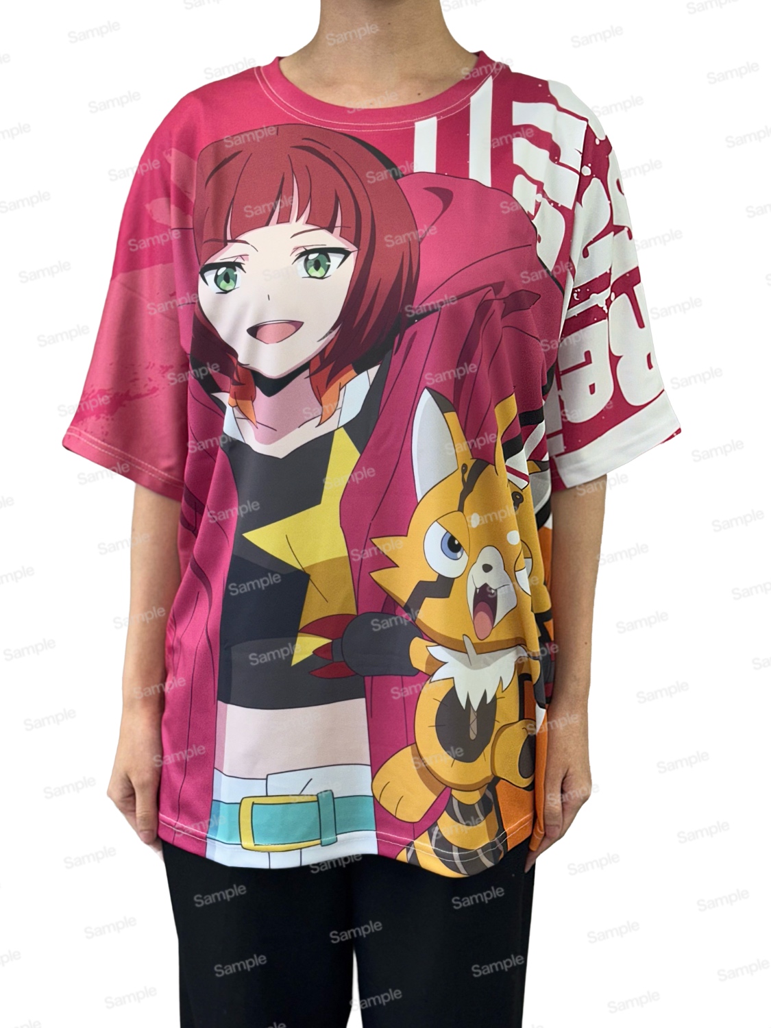 デジモンビートブレイク フルグラフィックTシャツ 咲夜レーナ & プリスティモン