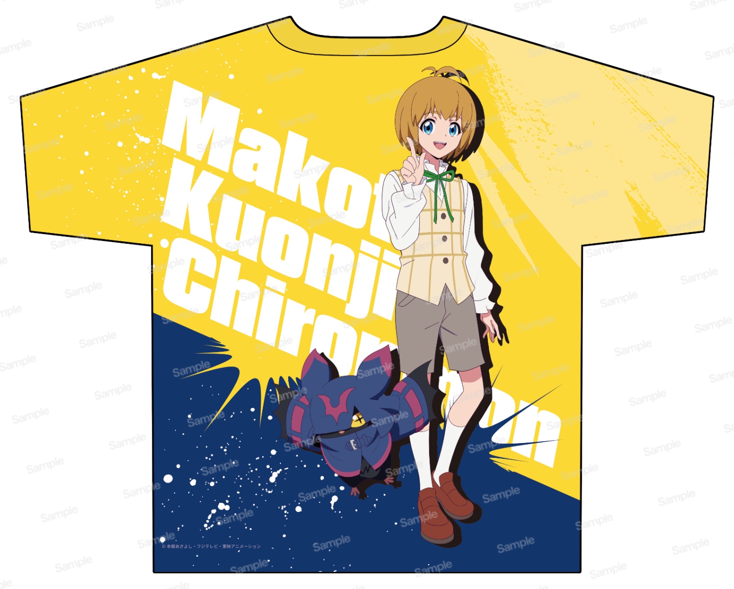 デジモンビートブレイク フルグラフィックTシャツ 久遠寺マコト