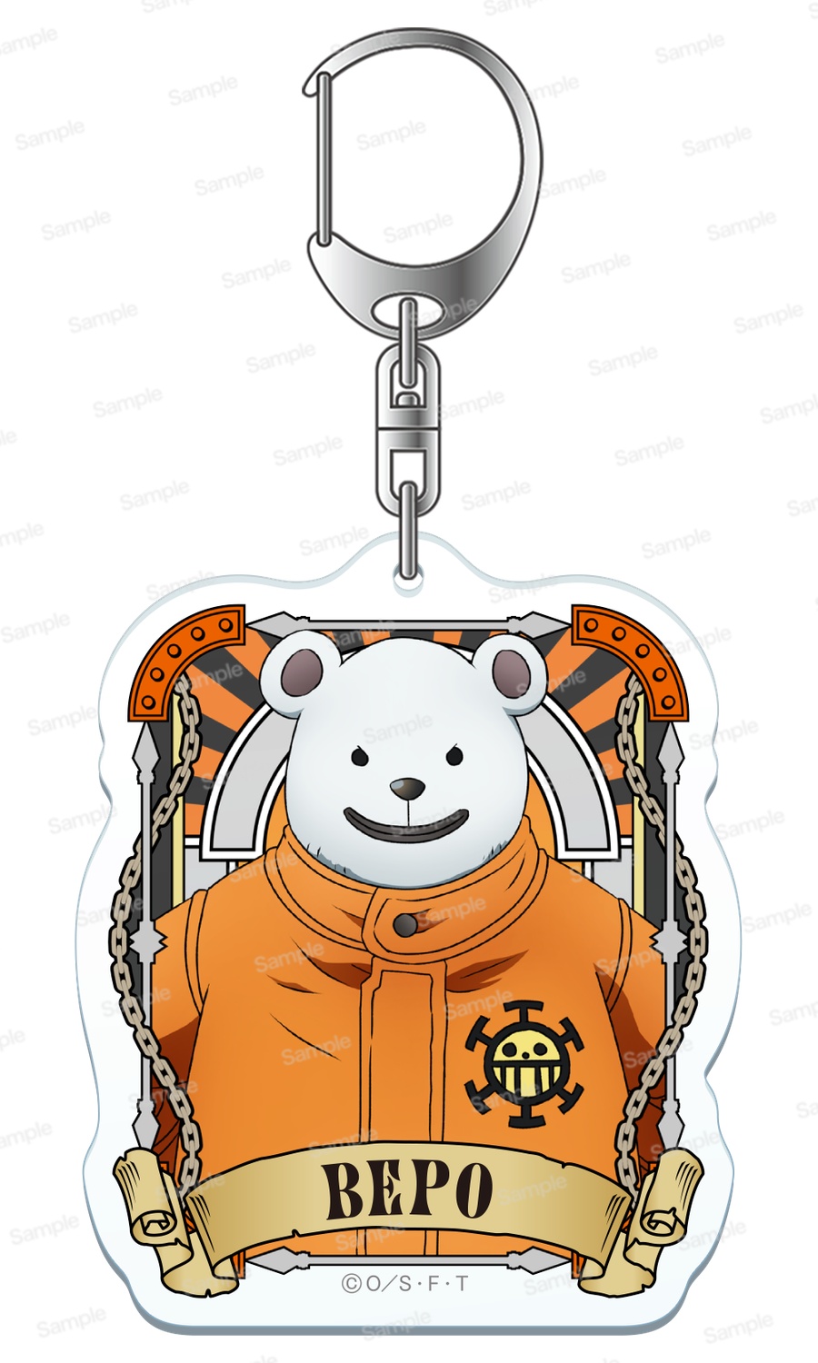 ワンピース アルティメットクルー第10弾 アクリルキーホルダー ベポ