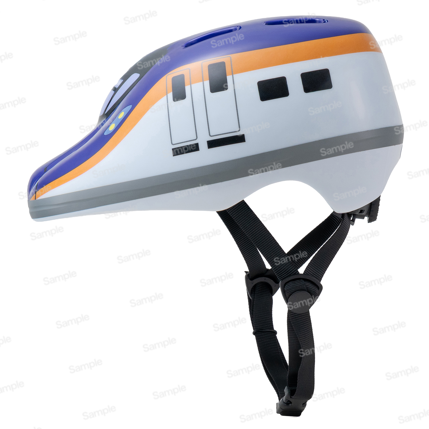 キッズ サイクルヘルメット つばさ 左側面