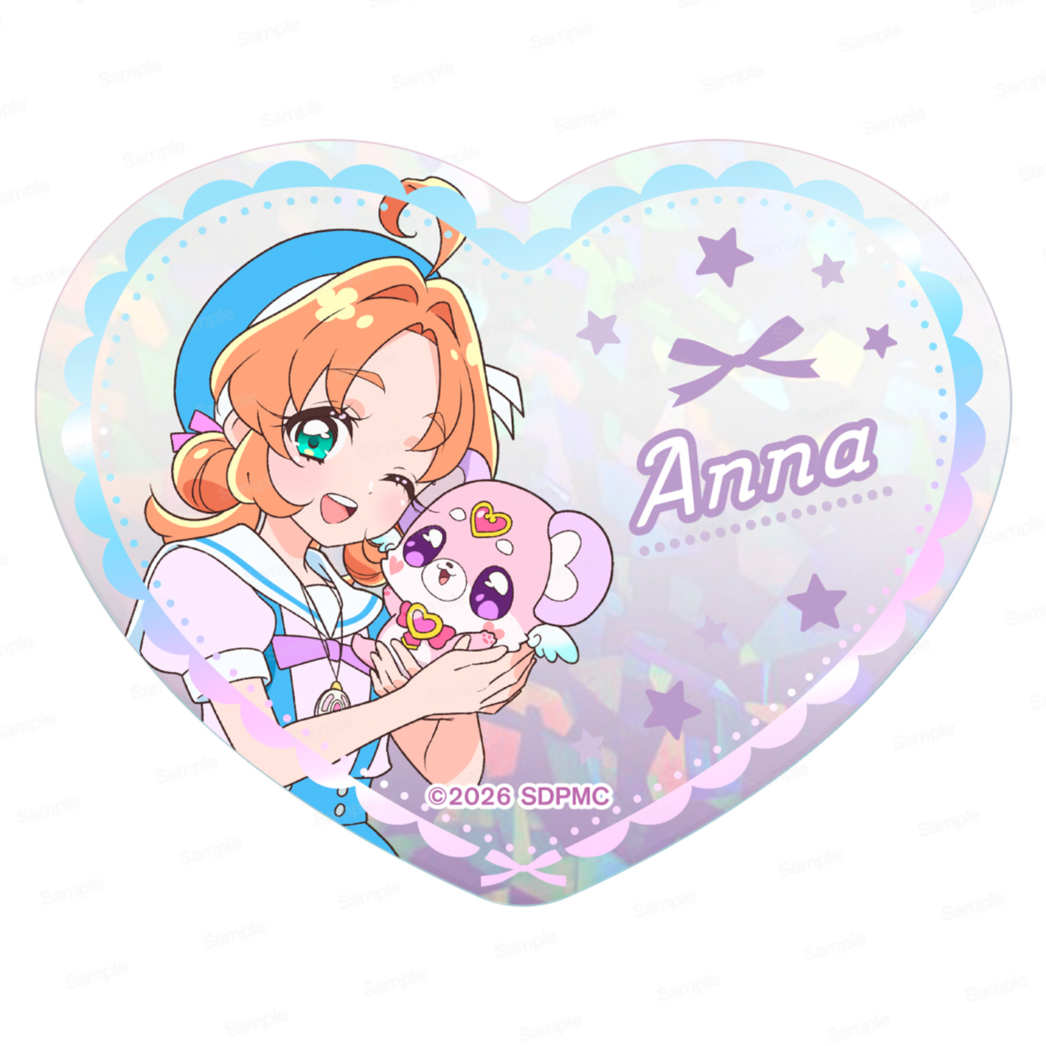 映画名探偵プリキュア!不思議な庭と2人の秘密 ハート型クリアシートVol.1 明智あんな