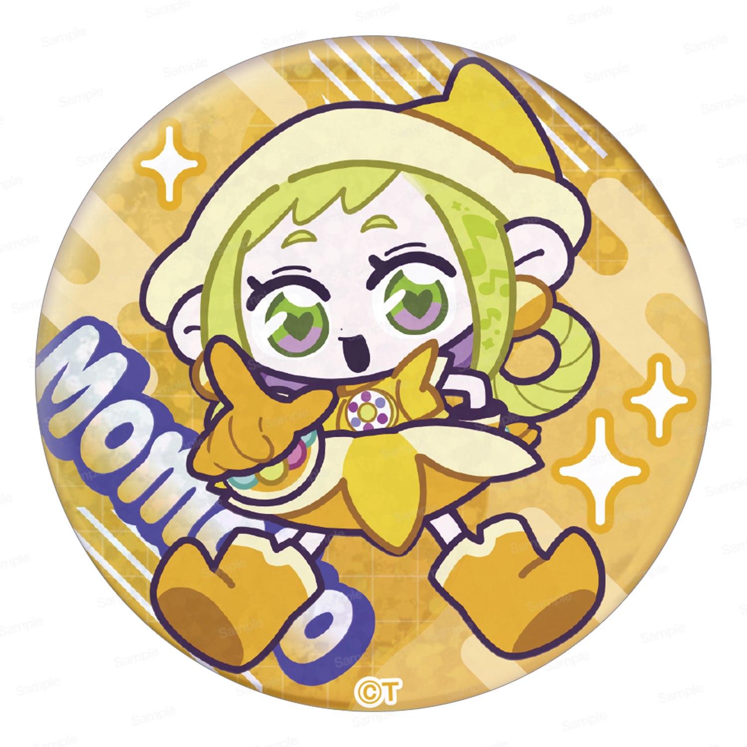 おジャ魔女どれみにょん ホログラム缶バッジ ももこ