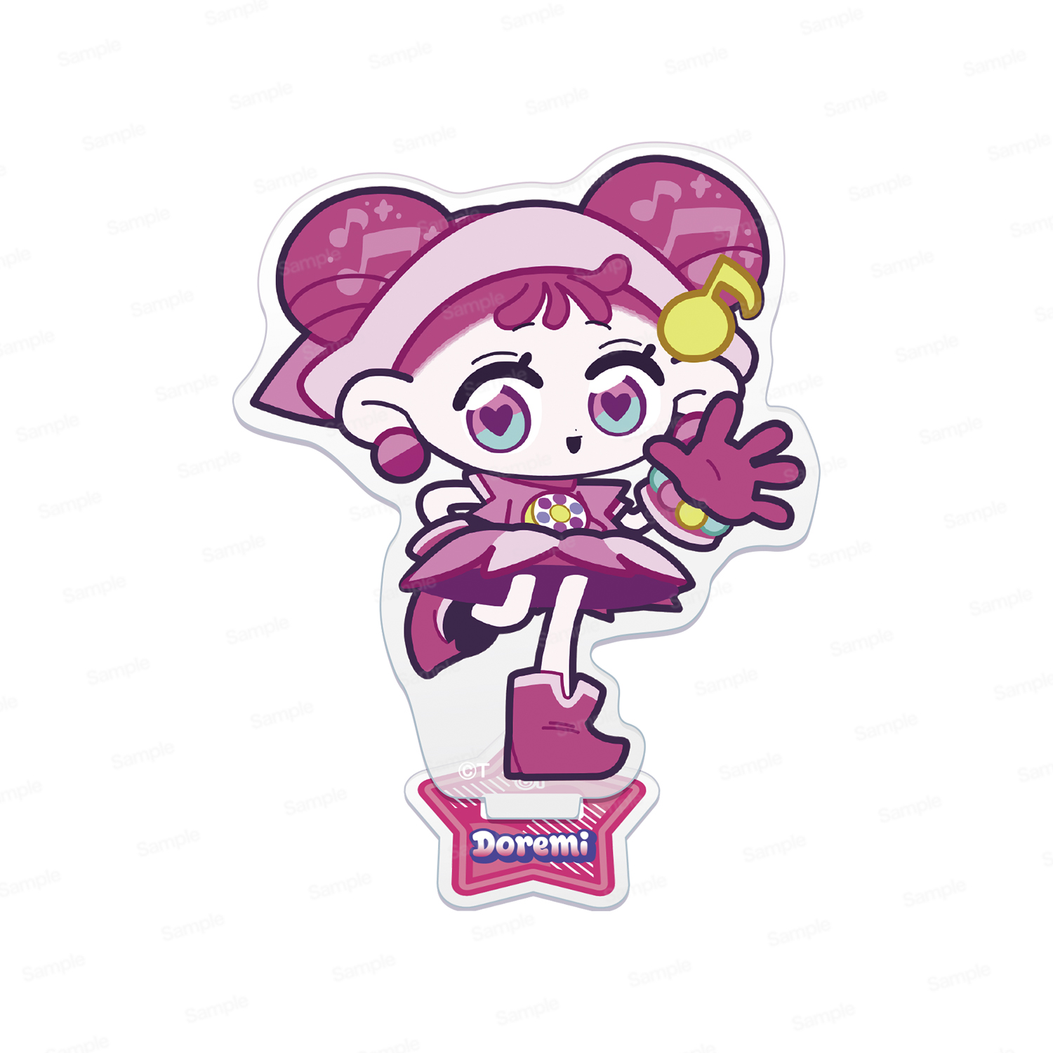 おジャ魔女どれみにょん アクリルスタンド どれみ 組み立てイメージ