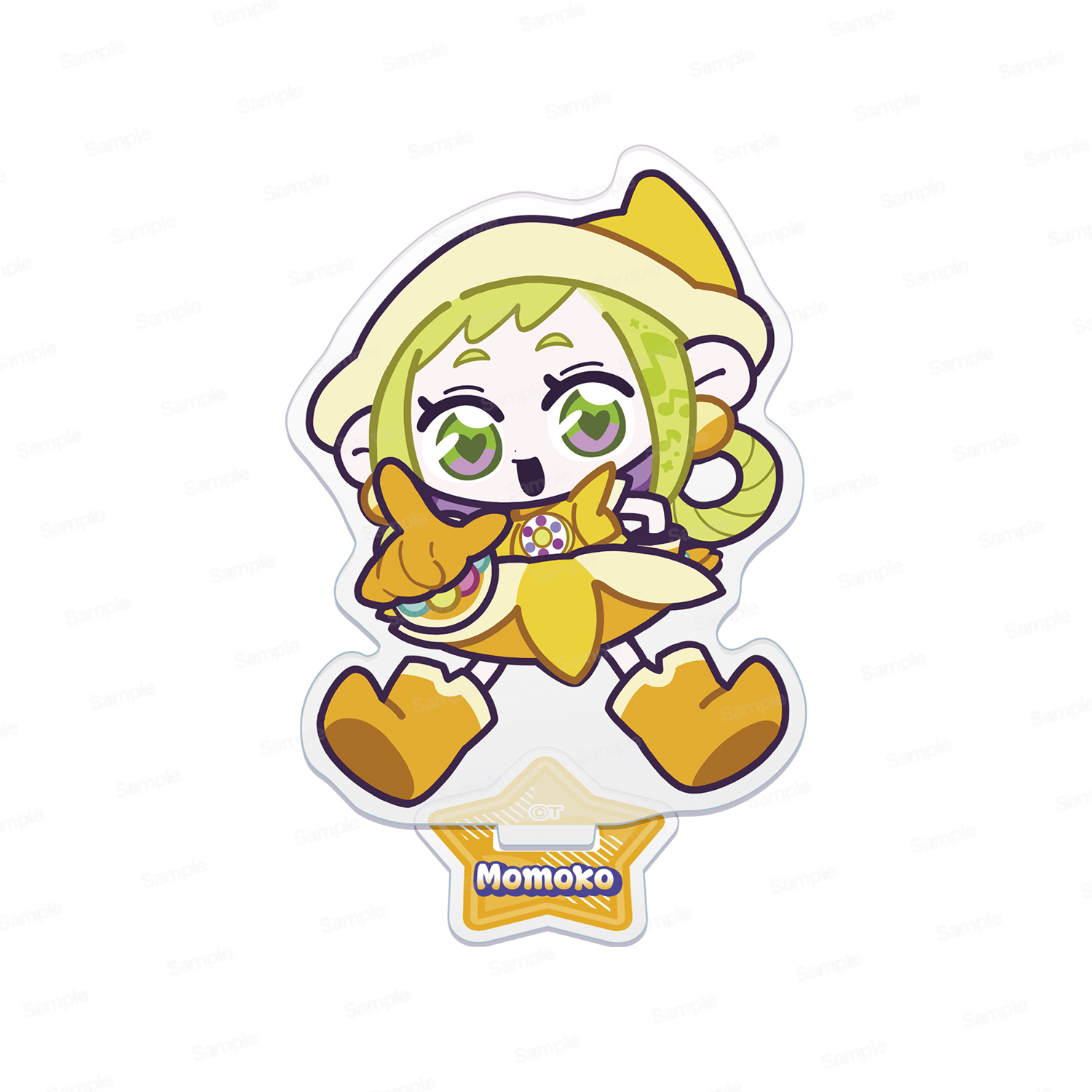 おジャ魔女どれみにょん アクリルスタンド ももこ 組み立てイメージ