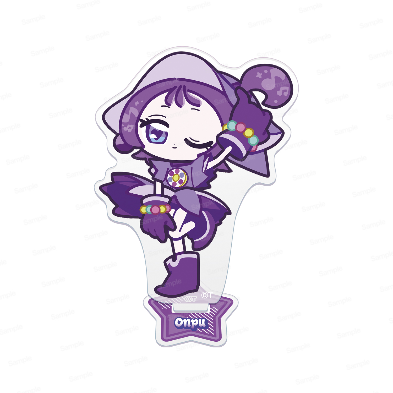 おジャ魔女どれみにょん アクリルスタンド おんぷ 組み立てイメージ