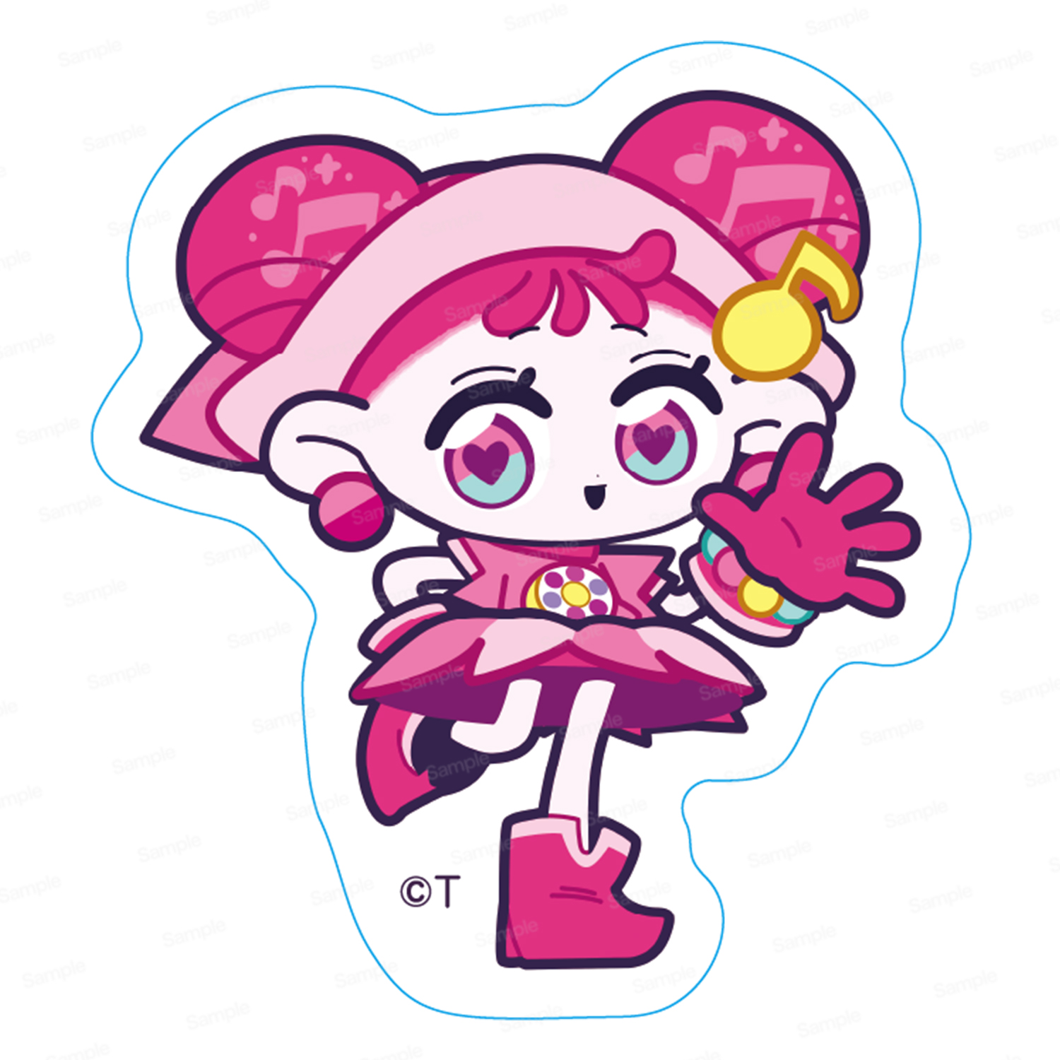おジャ魔女どれみにょん 耐水・耐光ステッカー どれみ