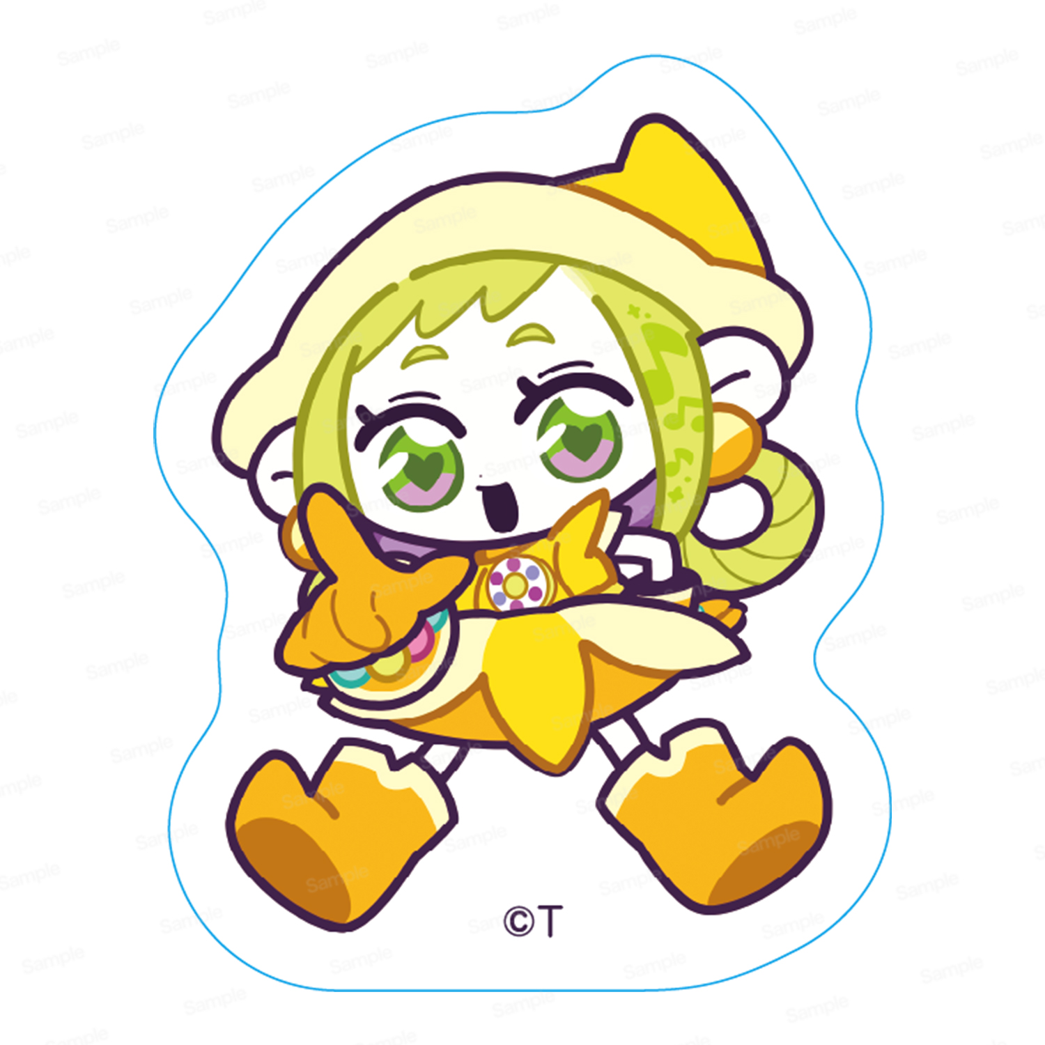 おジャ魔女どれみにょん 耐水・耐光ステッカー ももこ